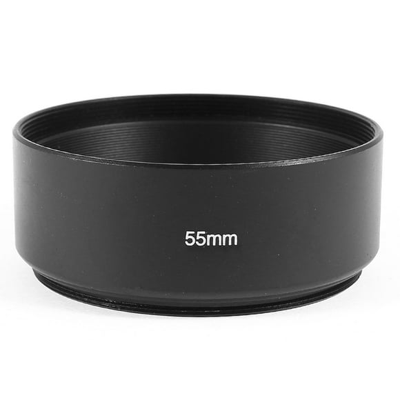 Durable Black Metal Vented Lens Hood for Lens with 58mm Filter Thread Durable Black Metal Vented Lens Hood for Lens with 58mm Filter Thread